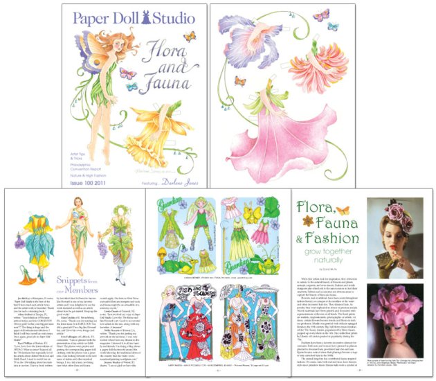 Modal Additional Images for OPDAG - Paper Doll Studio issue 100 - Flora & Fauna - LTD QTY! Less than 10 remaining!