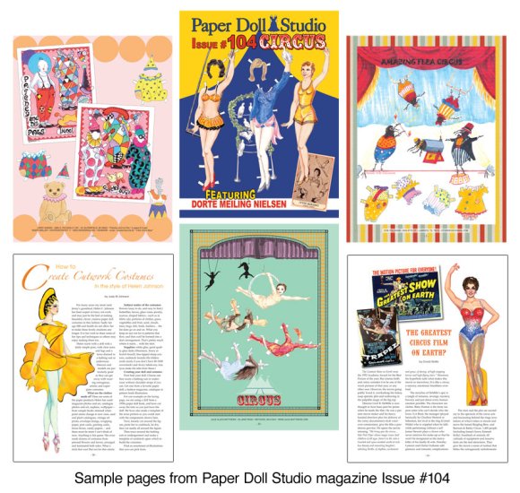 Modal Additional Images for OPDAG - Paper Doll Studio issue 104 - Circus