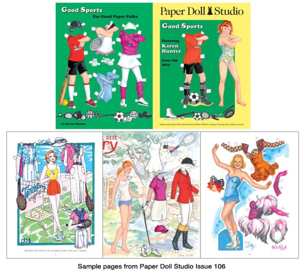 Modal Additional Images for OPDAG - Paper Doll Studio issue 106 - Good Sports