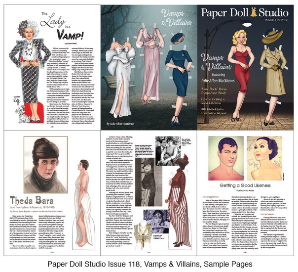 Modal Additional Images for OPDAG - Paper Doll Studio Issue 118 - Vamps & Villains- LTD QTY! Less than 2 dozen remaining!