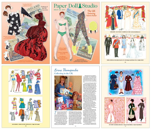 Modal Additional Images for OPDAG - Paper Doll Studio Issue 122 - The UK - LTD QTY! Less than 2 dozen remaining!