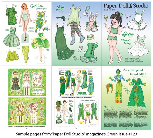 Modal Additional Images for OPDAG - Paper Doll Studio Issue 123 - Green