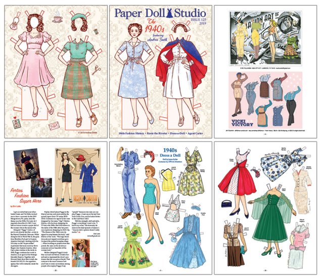 OPDAG - Paper Doll Studio Issue 125 - The 1940s