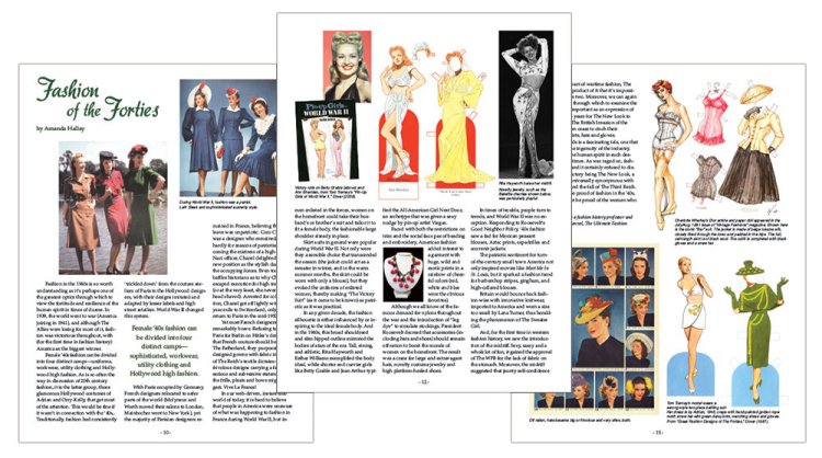 Modal Additional Images for OPDAG - Paper Doll Studio Issue 125 - The 1940s