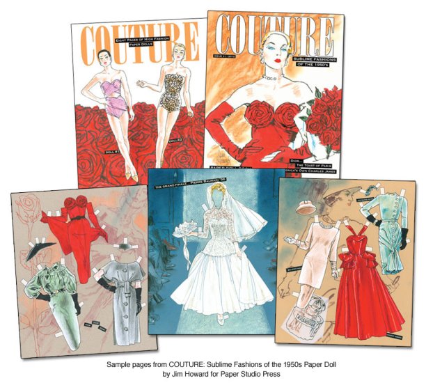 Modal Additional Images for COUTURE: Sublime Fashions of the 1950s Paper Dolls