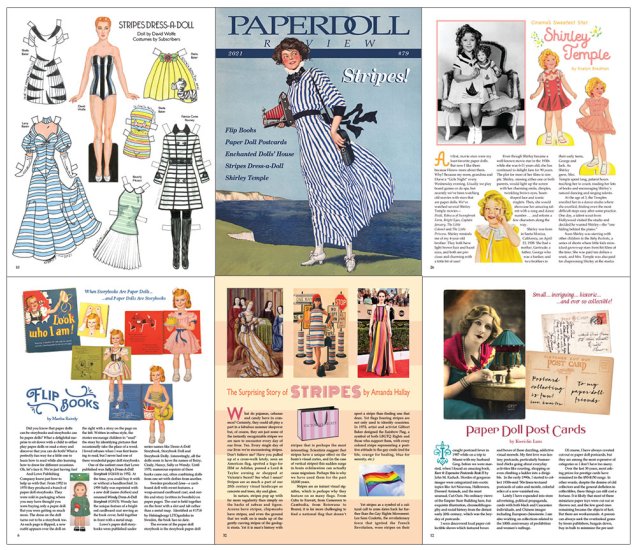 Modal Additional Images for PD Review Magazine issue 79 - Stripes, Postcards, Shirley Temple