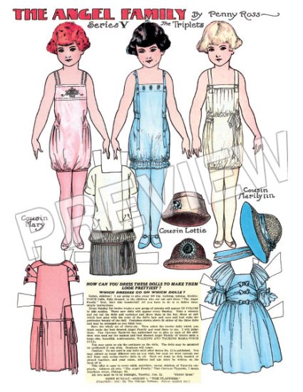 Modal Additional Images for Angel Family Neighbors & Triplets - by Penny Ross