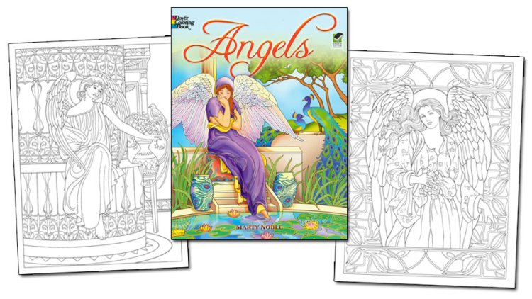Modal Additional Images for Angels Coloring Book