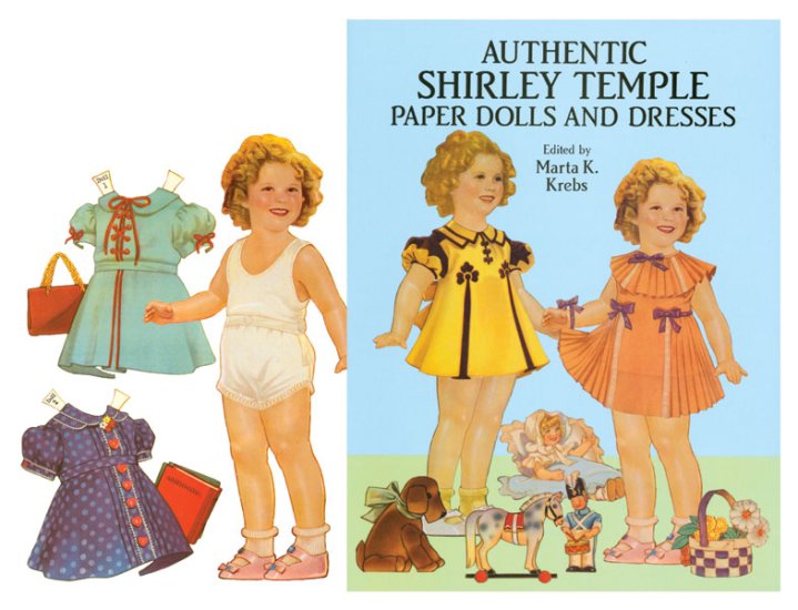 Modal Additional Images for Authentic Shirley Temple Paper Dolls