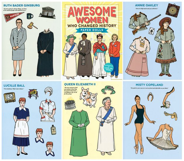 Modal Additional Images for Awesome Women Who Changed History Paper Dolls