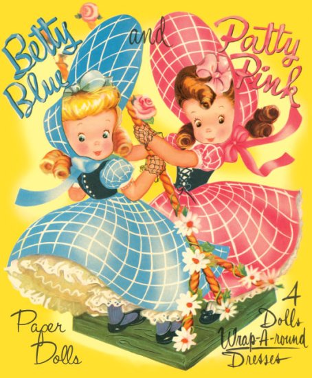 (image for) Betty Blue and Patty Pink Paper Dolls