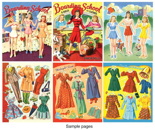 Modal Additional Images for Boarding School Paper Dolls