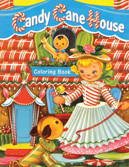 (image for) Candy Cane House Coloring Book