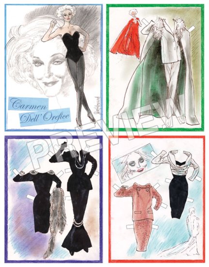 Modal Additional Images for Carmen Dell'Orefice by Jim Howard