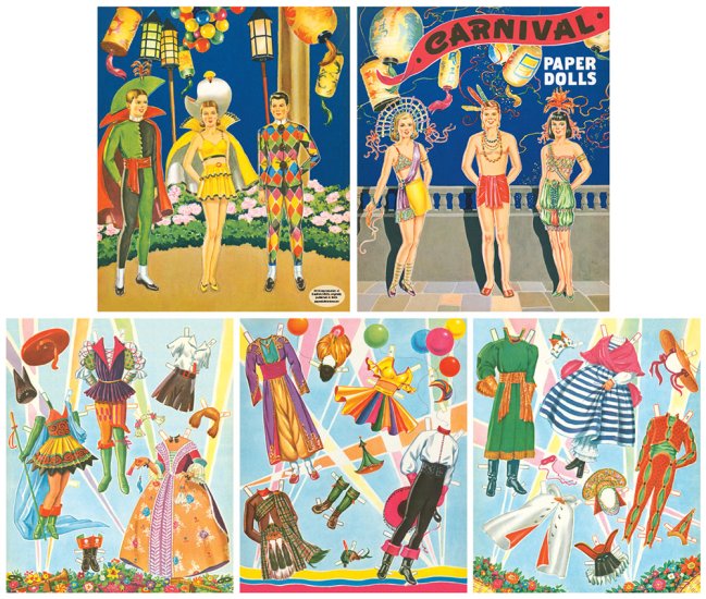 Modal Additional Images for Carnival Paper Dolls