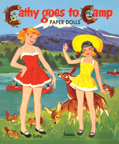 (image for) Cathy Goes to Camp Paper Dolls