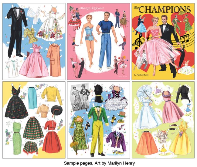 Modal Additional Images for The Champions Paper Dolls by Marilyn Henry
