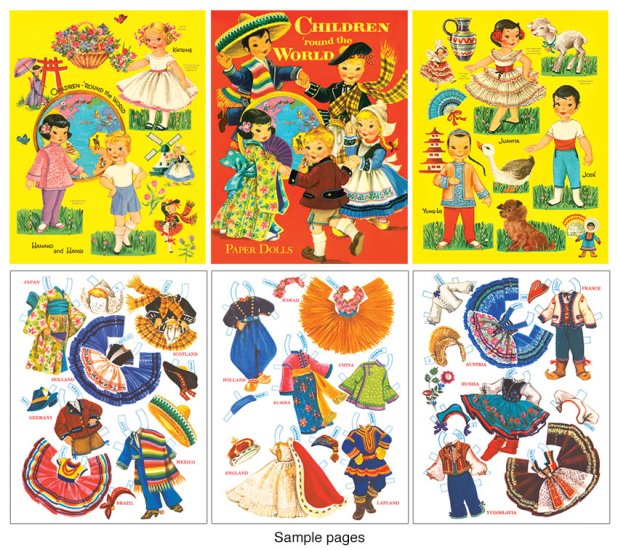 Modal Additional Images for Children 'Round the World Paper Dolls