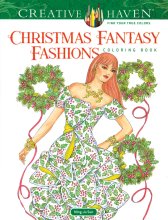 (image for) Christmas Fantasy Fashions Coloring Book