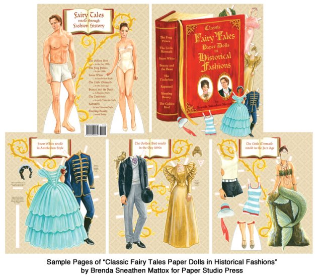 Modal Additional Images for Classic Fairy Tales Paper Dolls by Brenda Sneathen Mattox