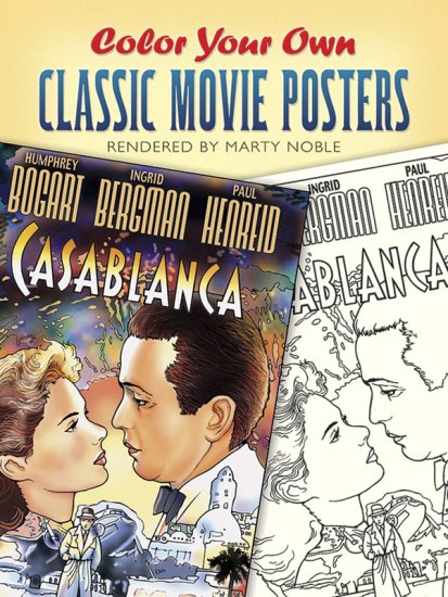 (image for) Color Your Own Classic Movie Posters