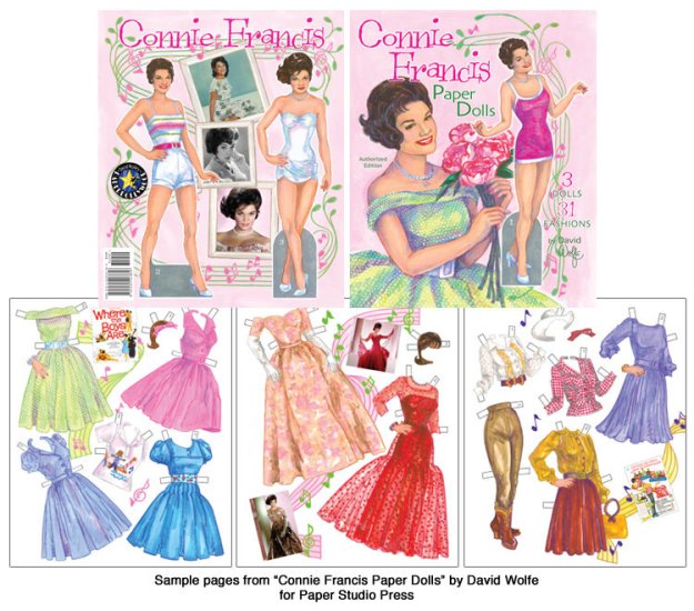Modal Additional Images for Connie Francis Paper Dolls by David Wolfe