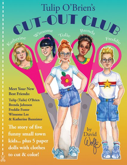 (image for) Tulip O'Brien's Cut-Out Club novel & paper dolls by David Wolfe