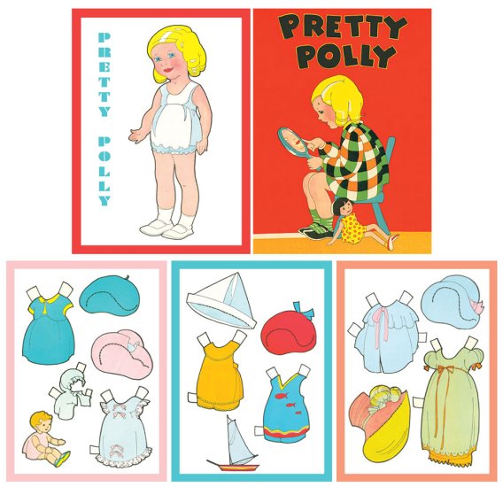 3-Book Set - Daisy Polly, Johnny - 1920s reproduction