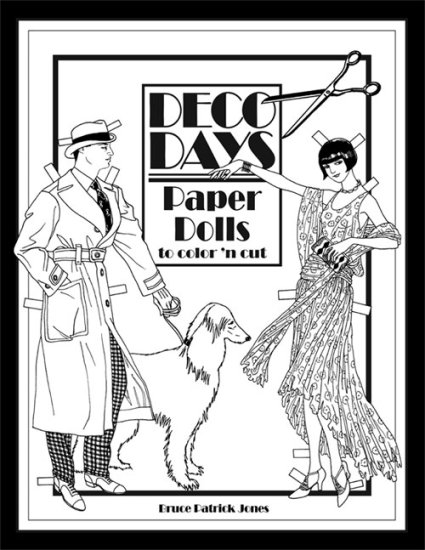 (image for) Deco Days Paper Dolls to Color 'n Cut