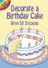 (image for) Decorate a Birthday Cake Sticker Activity Book