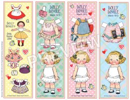 (image for) Dolly Dingle Bookmarks