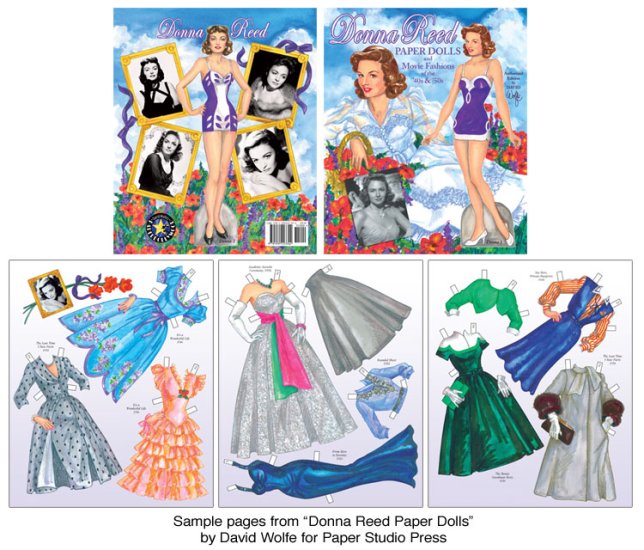 Modal Additional Images for Donna Reed Paper Dolls by David Wolfe