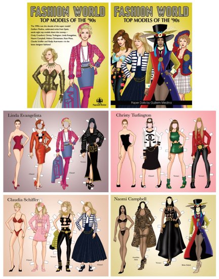 Modal Additional Images for Fashion World - Top Models of the ’90s by Guillem Medina