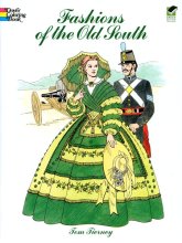 (image for) Fashions of the Old South Coloring Book