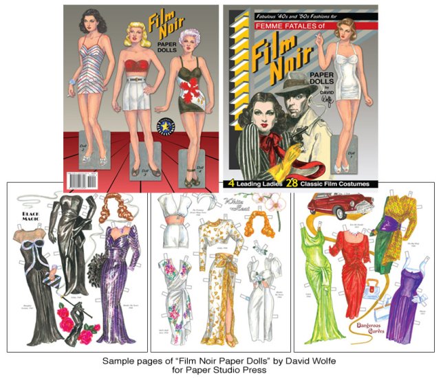 Modal Additional Images for Femme Fatales of Film Noir Paper Dolls