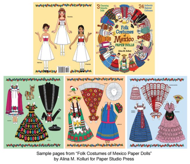 Modal Additional Images for Folk Costumes of Mexico - Authentic Regional Fashions