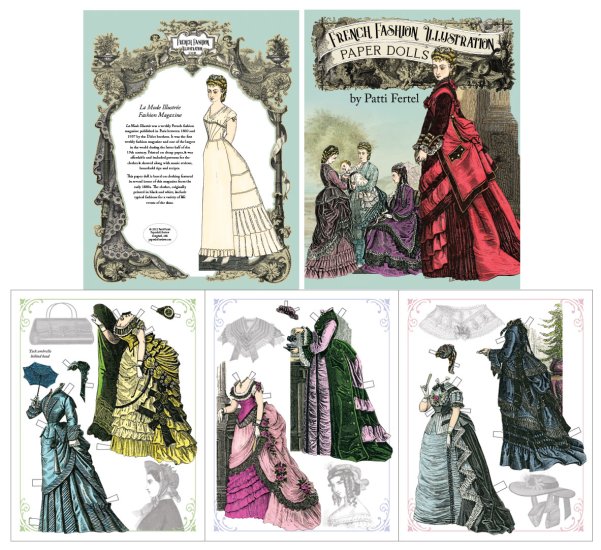 Modal Additional Images for French Fashion Illustration Paper Dolls by Patti Fertel