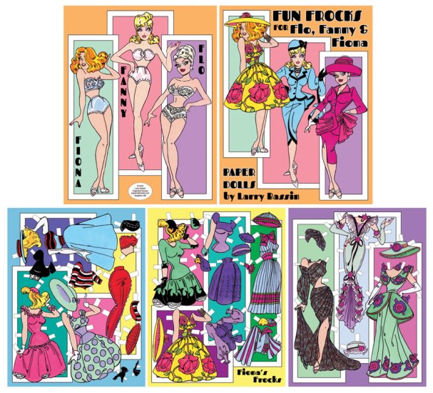 Modal Additional Images for Fun Frocks for Flo, Fanny & Fiona by Larry Bassin