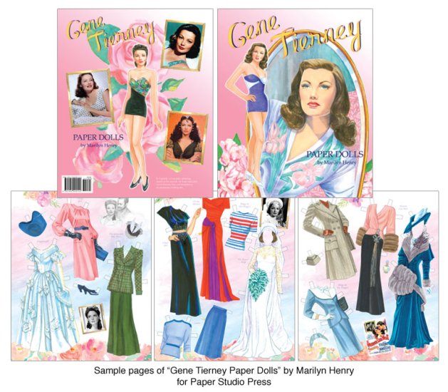 Modal Additional Images for Gene Tierney Paper Dolls