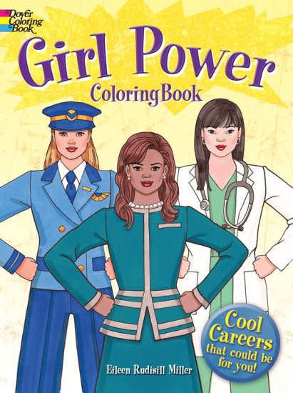 (image for) Girl Power Coloring Book by Eileen Rudisill Miller