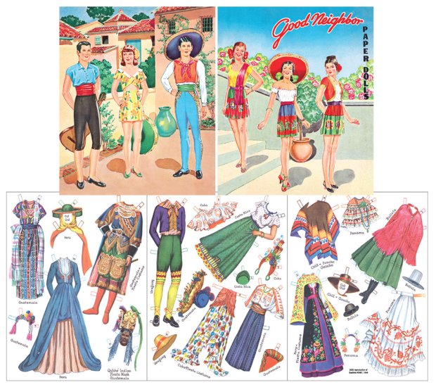 Modal Additional Images for Good Neighbor Paper Dolls