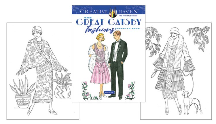 Modal Additional Images for The Great Gatsby Fashion Paper Dolls  by Eileen Rudisill Miller