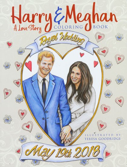 (image for) Harry and Meghan: A Love Story Coloring Book - JUST 2 LEFT