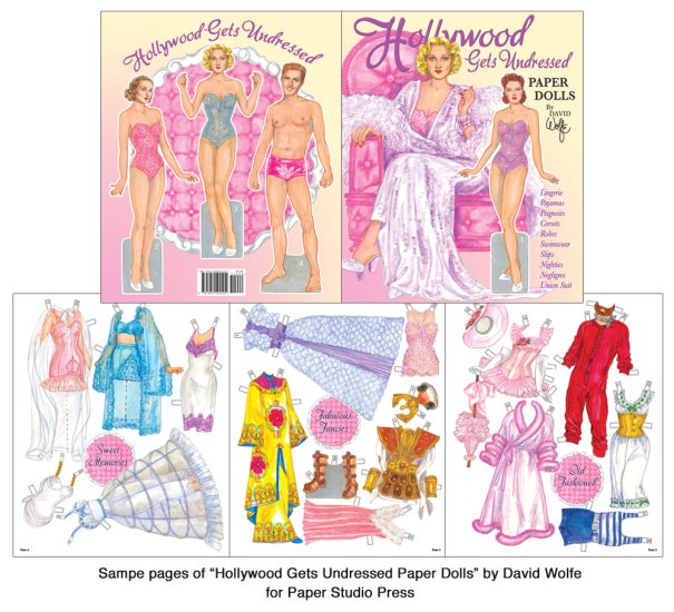 Modal Additional Images for Hollywood Gets Undressed Paper Dolls by David Wolfe