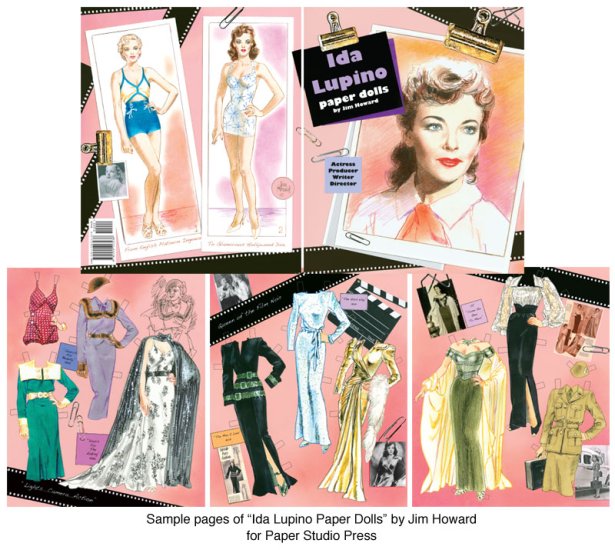 Modal Additional Images for Ida Lupino Paper Dolls by Jim Howard