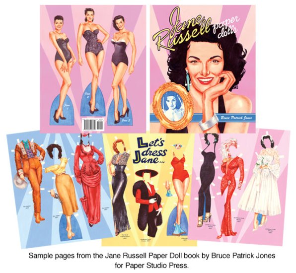 Modal Additional Images for Jane Russell Paper Dolls by Bruce Patrick Jones