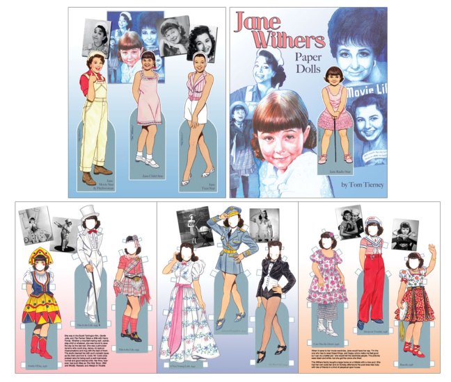 Modal Additional Images for Jane Withers Paper Dolls by Tom Tierney