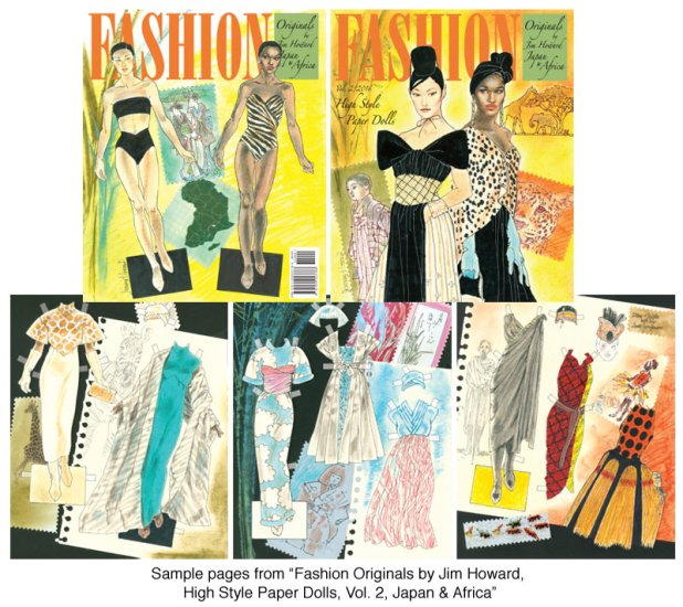 Modal Additional Images for Fashion Originals by Jim Howard, Vol 2, Japan and Africa