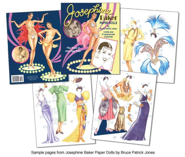 Modal Additional Images for Josephine Baker Paper Dolls by Bruce Patrick Jones
