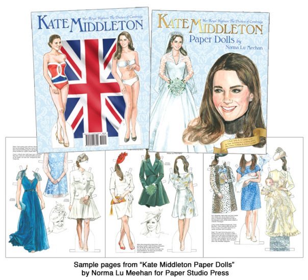 Modal Additional Images for Kate Middleton Paper Dolls by Norma Lu Meehan